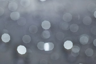 Abstract Blue Bokeh Background with Soft Light Orbs
