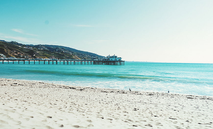 Manhattan Beach Pier on a Sunny Summer Day