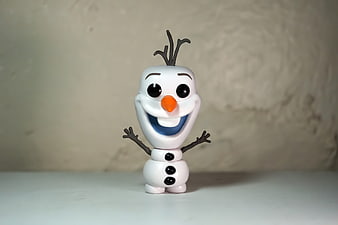 Olaf Snowman Figurine Toy Product Photography