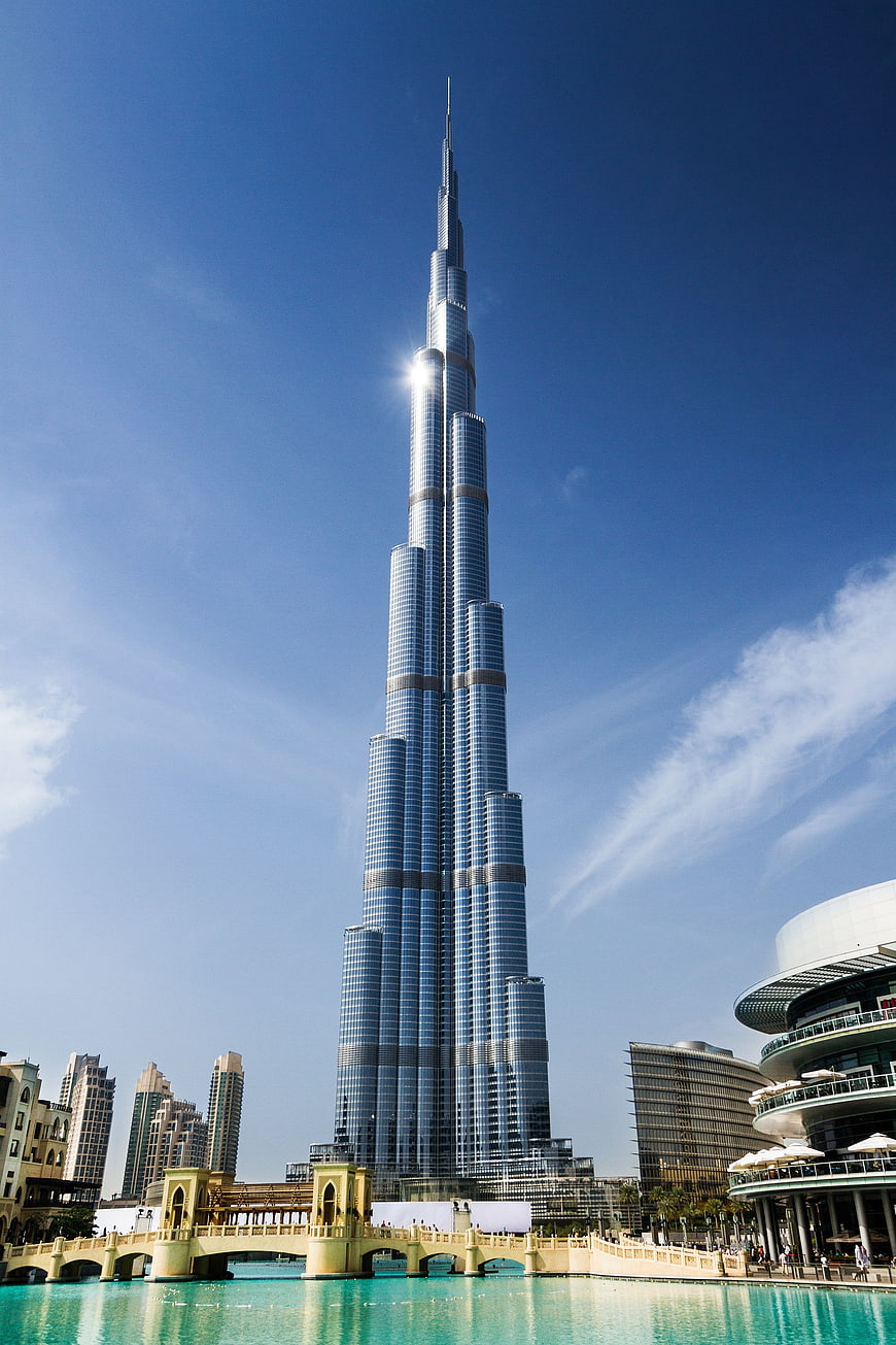 Burj Khalifa Skyscraper Dubai Skyline Architecture