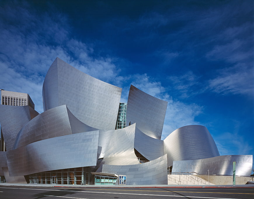 Walt Disney Concert Hall Architecture Los Angeles Sky