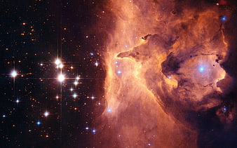 Pismis 24 Star Cluster and NGC 6357 Nebula in Scorpius