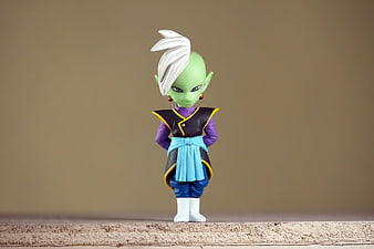 Dragon Ball Z Chichi Figurine on Textured Surface