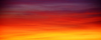 Vibrant Red and Orange Sunset Sky Panorama