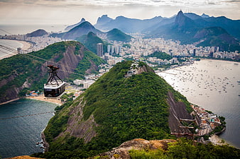 Sugarloaf Mountain Cable Car View of Rio de Janeiro