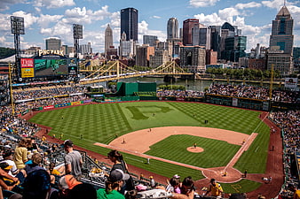 PNC Park Baseball Stadium with Pittsburgh Skyline