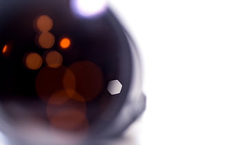 Abstract Camera Lens Aperture with Bokeh