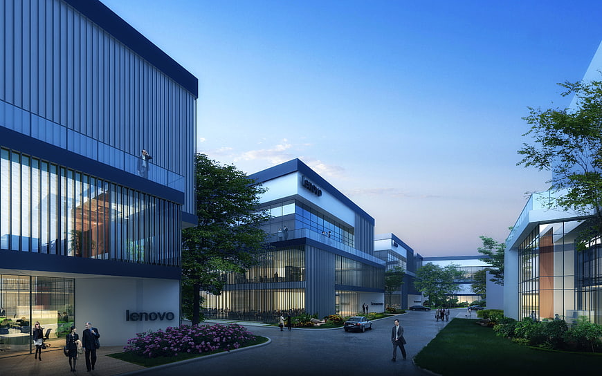 Modern Lenovo Technology Park Architectural Rendering