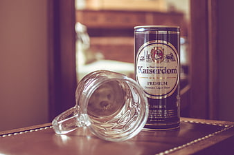 Bamberg Kaiserdom Premium German Lager Beer Can and Glass