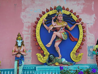 Hindu Goddess Nataraja Statue in Temple
