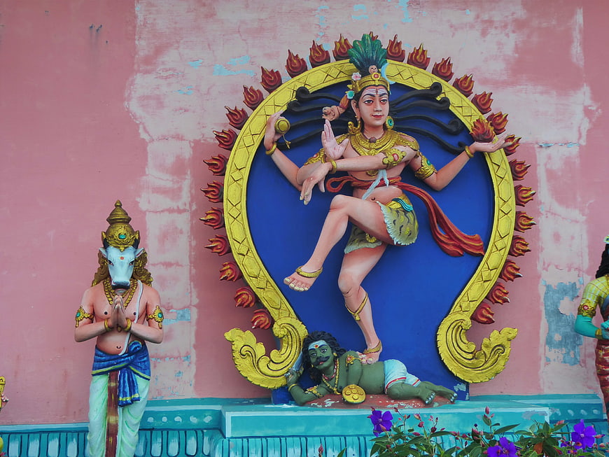 Hindu Goddess Nataraja Statue in Temple