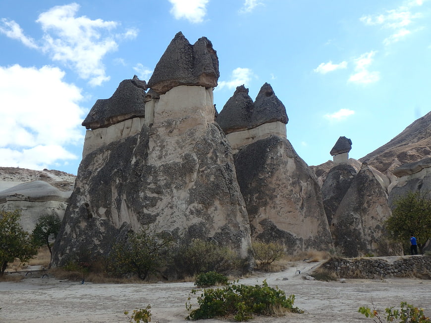 Fairy Chimney Rock Formations in Cappadocia, Turkey