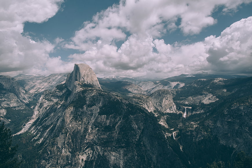 Half Dome Yosemite National Park Mountain Landscape