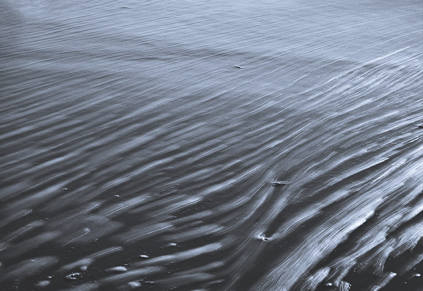 Abstract Monochrome Water Ripples Texture Background
