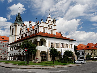Historic Renaissance Town Hall in Levoca, Slovakia