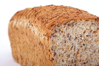 Close-up of Fresh Whole Grain Bread Loaf with Seeds