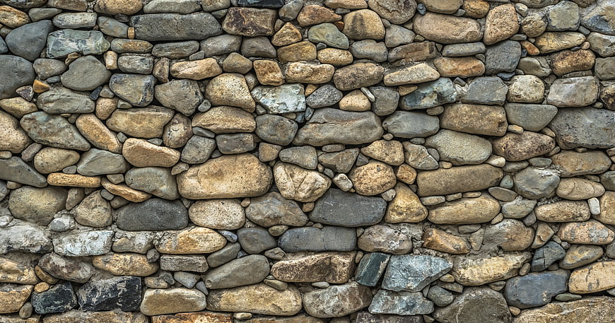 Textured Stone Wall Background with Natural Rock Pattern