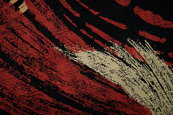 Abstract Red Black and White Textured Fabric Pattern