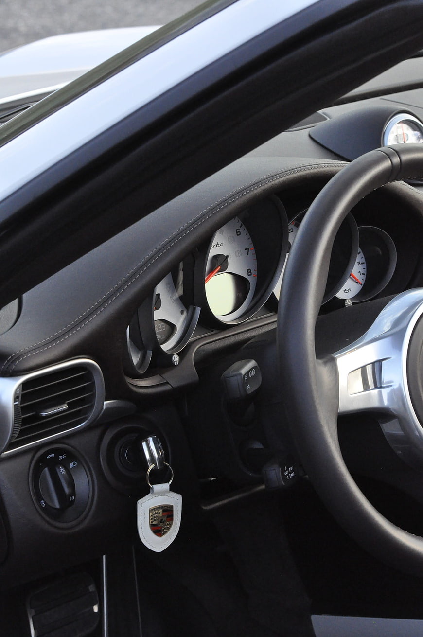 Porsche 911 Turbo Interior Dashboard and Steering Wheel