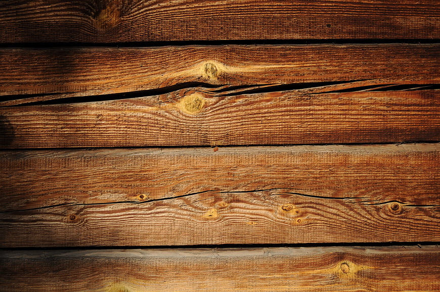 Rustic Weathered Wood Plank Texture Background