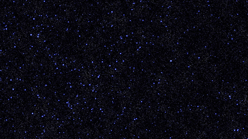 Deep Space Starfield Background with Blue and White Stars