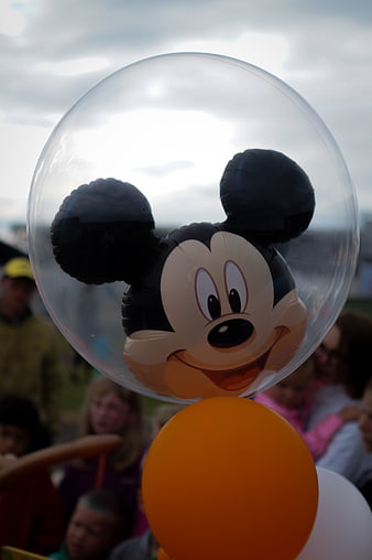 Mickey Mouse Foil Balloon Inside Clear Bubble Balloon