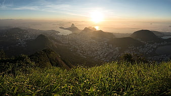 Sunset View of Rio de Janeiro from Sugarloaf Mountain