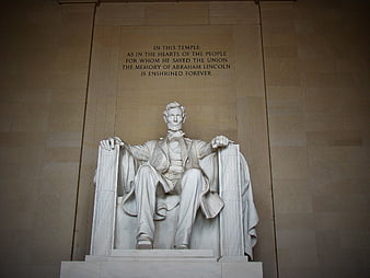 Abraham Lincoln Memorial Statue Interior View
