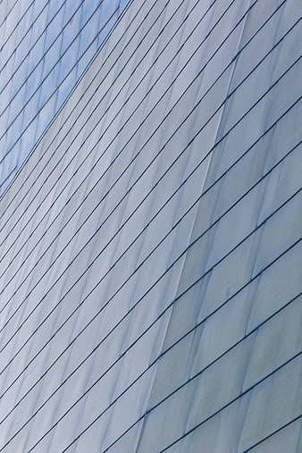 Abstract Modern Glass Building Facade with Diagonal Lines