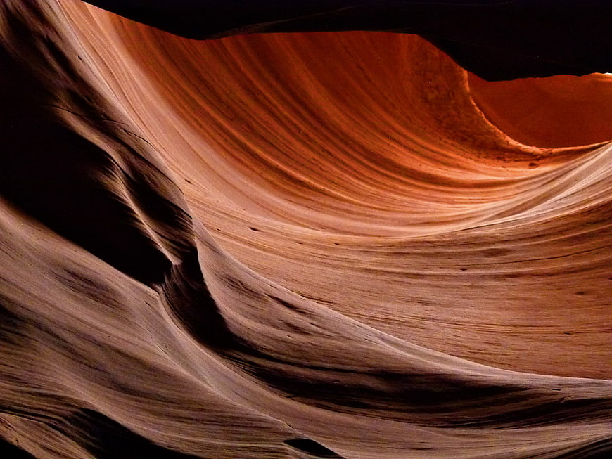 Antelope Canyon Slot Canyon Sandstone Erosion Texture