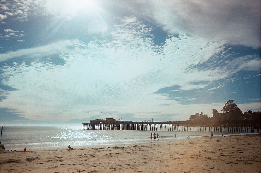 Manhattan Beach Pier on a Sunny Summer Day