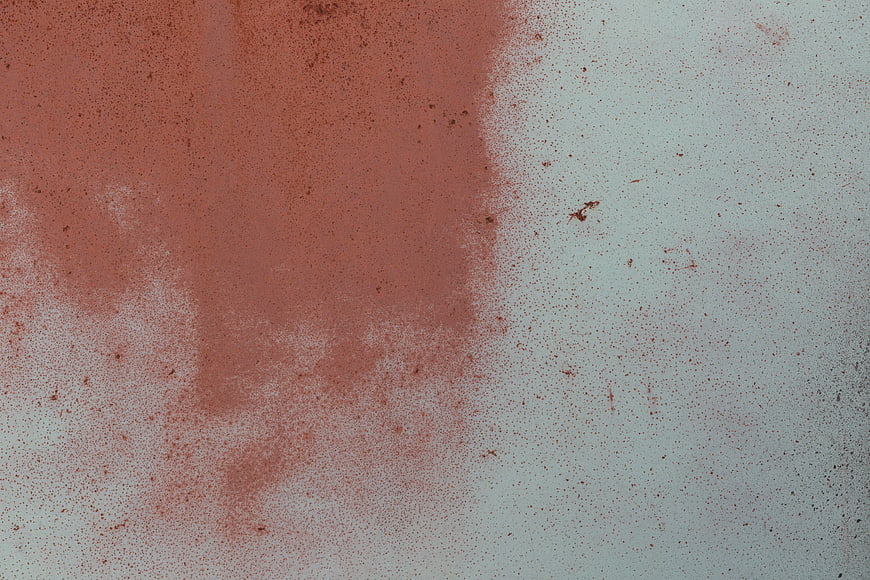 Rusted Metal Texture Background with Red Oxidation