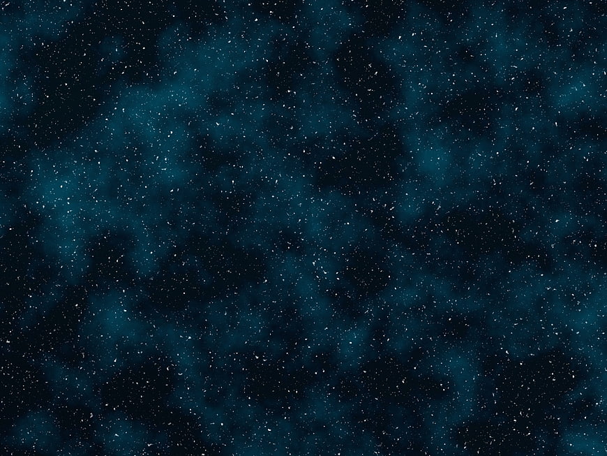 Deep blue starry night sky background with nebula texture