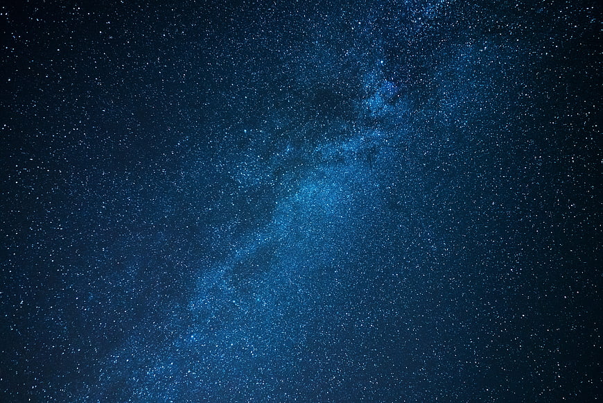 Milky Way Galaxy Starry Night Sky Background