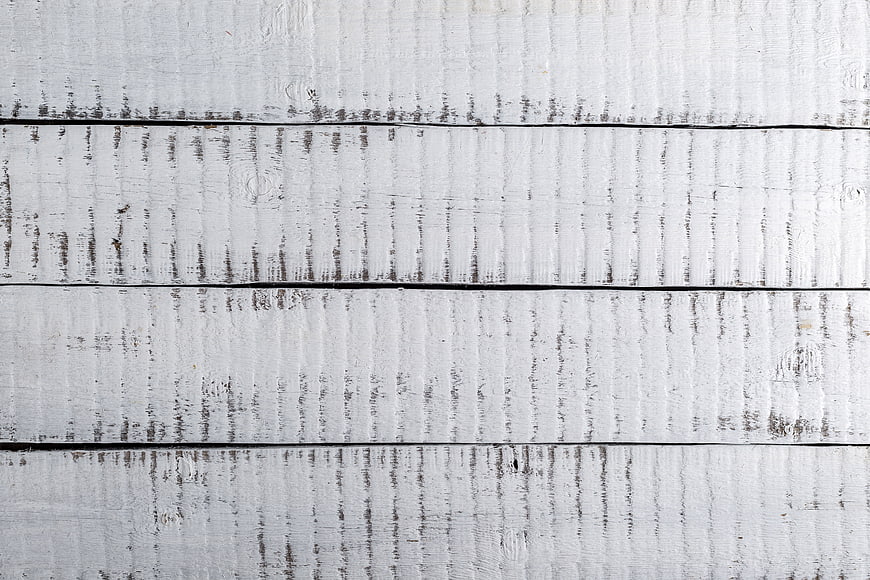 White Distressed Wooden Planks Texture Background
