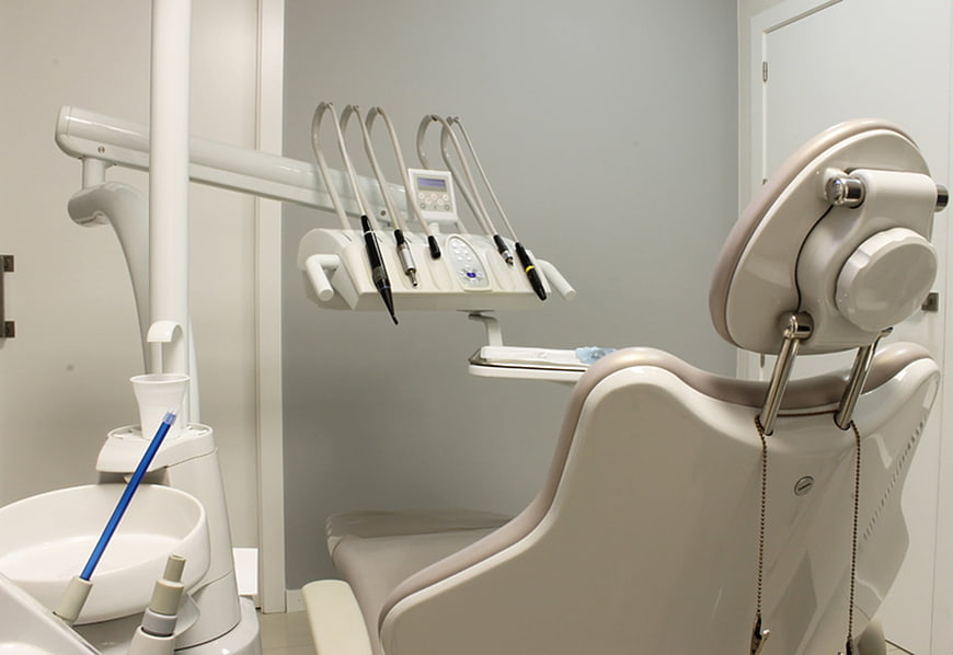 Modern Dental Clinic Treatment Room Interior With Equipment