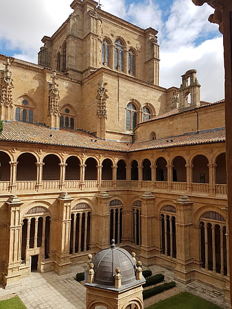 Manueline Gothic Cloister Architecture with Arched Columns