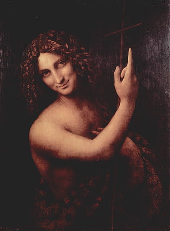 Leonardo da Vinci's Saint John the Baptist Renaissance Painting