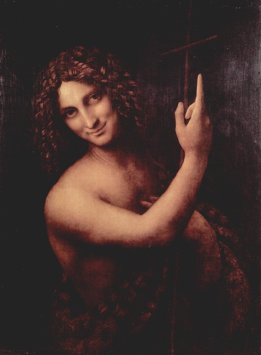 Leonardo da Vinci's Saint John the Baptist Renaissance Painting