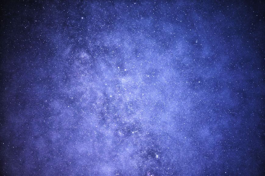 Purple Milky Way Galaxy Starry Night Sky Background