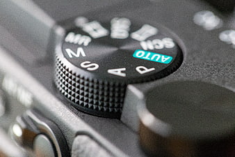 Close-up of Camera Mode Dial with Auto Setting