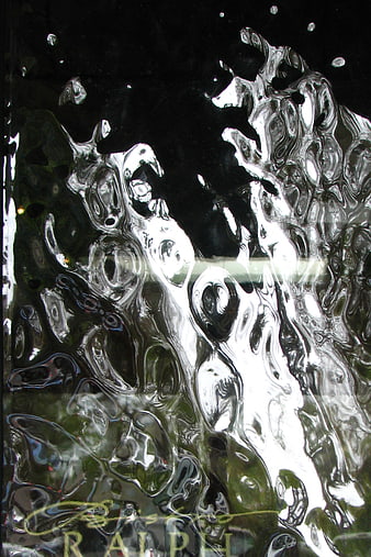 Abstract Distorted Glass Texture with Reflections