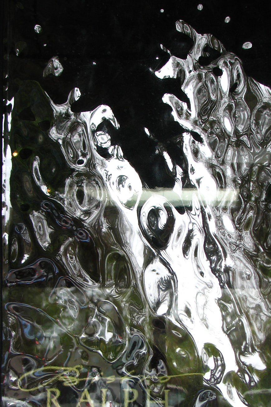 Abstract Distorted Glass Texture with Reflections