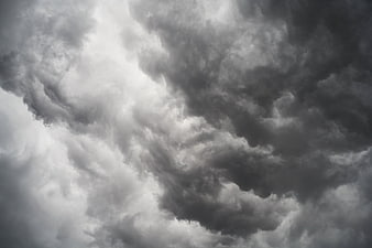 Dramatic Dark Storm Clouds Sky Background