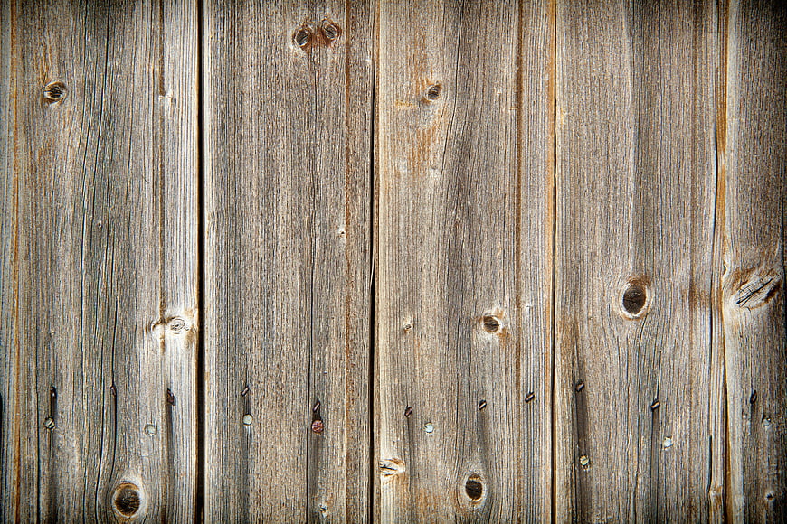 Weathered Vertical Wooden Planks Background Texture