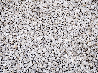 White gravel texture background with small stones