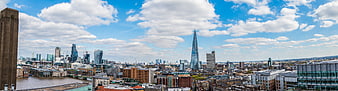 Panoramic London Skyline with The Shard and Tate Modern