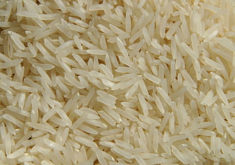 Close-up texture of raw white rice grains