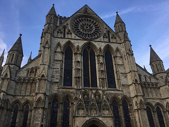 York Minster Gothic Cathedral Facade Architecture