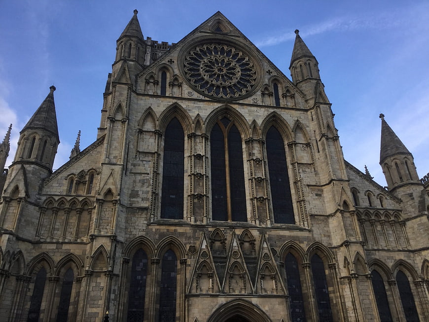 York Minster Gothic Cathedral Facade Architecture